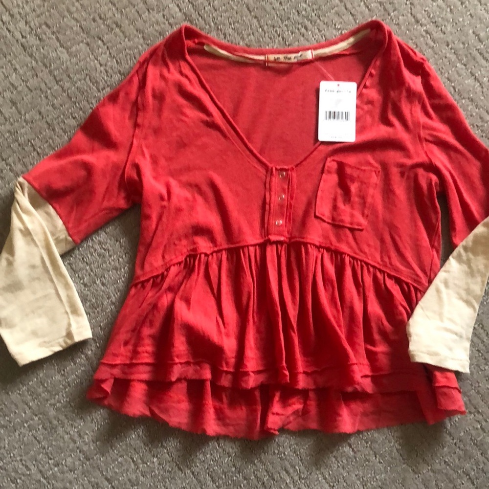 Free People long sleeve shirt